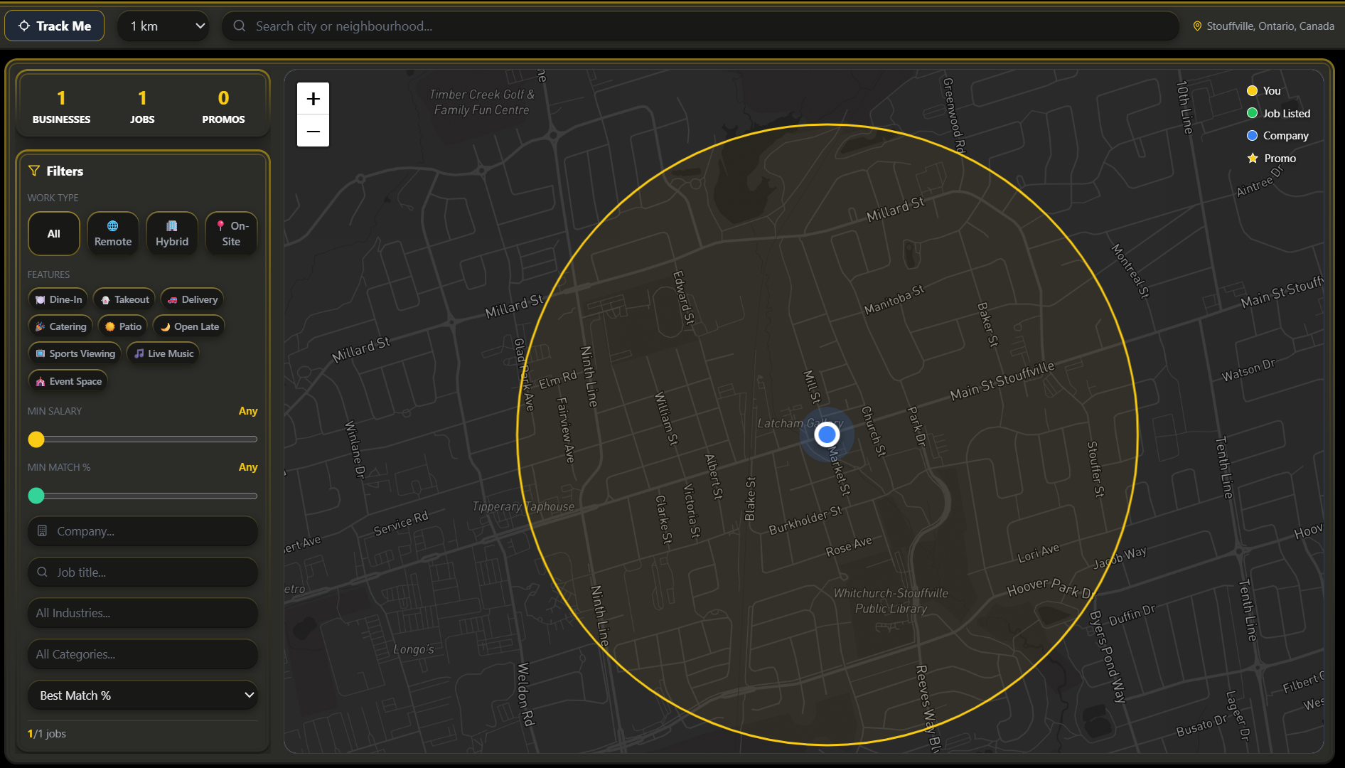 CME Local map